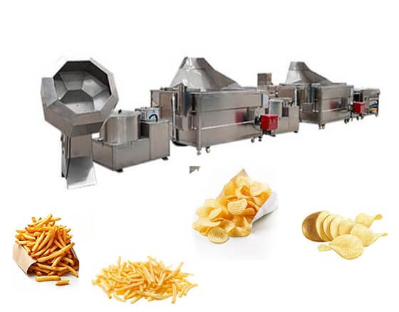 Semi-automatic french fry&potato chips production line
