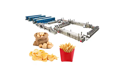 Continous Frying Production Line