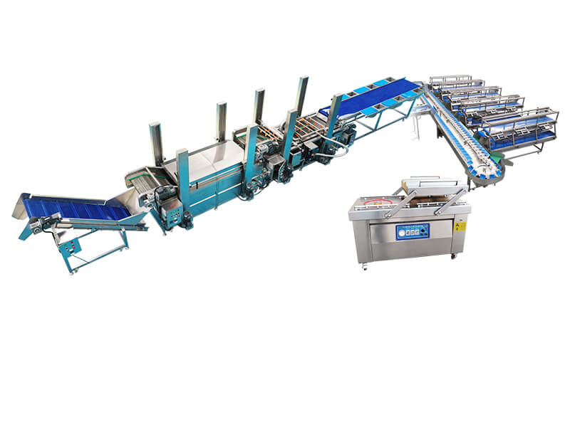 Vegetable washing and packing line2