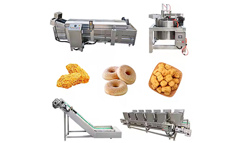 Semi-Automatic Frying Production Line