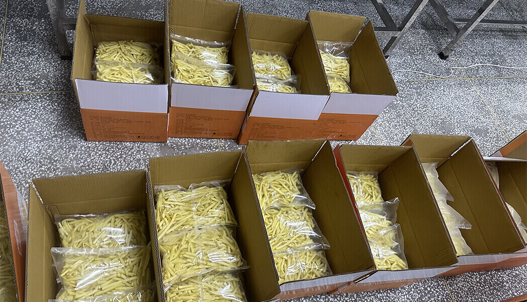 Bangladesh 200kg/h Frozen French Fry Line