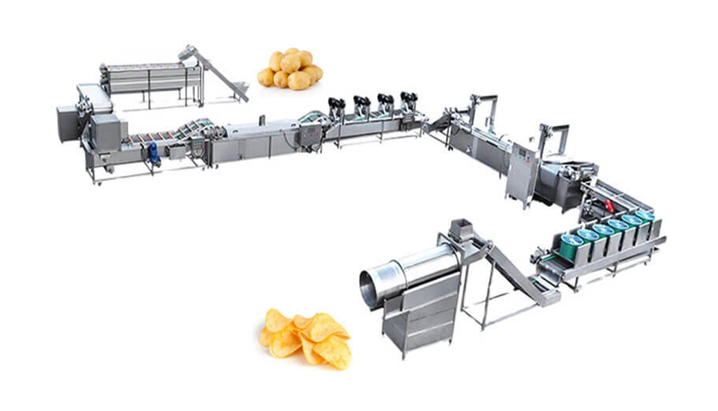 300kg/h Quick Frozen French Fries Production Line Delivery to Libya