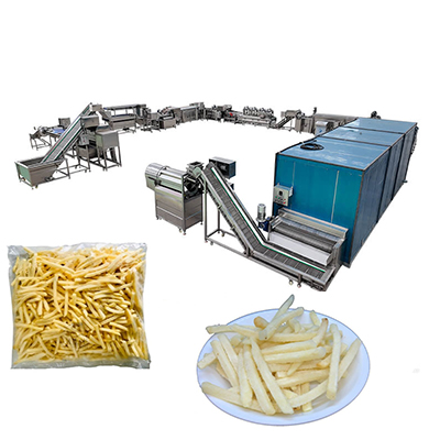 300kg/h Fully Automatic Frozen French Fries Production Line: Successful Case in Syria