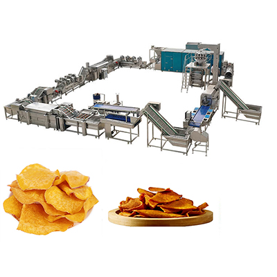 100kg/h Fully Automatic Sweet Potato Chip Production Line for Vietnam Clien