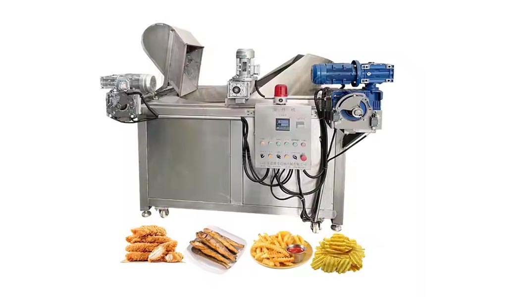 Commercial Fried Corn Crisp Production Line | 50kg/h Batch Round Fryer for Mexican Market